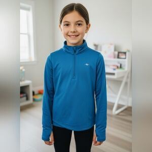 Athletic Works Blue Kids Swim Rashguard